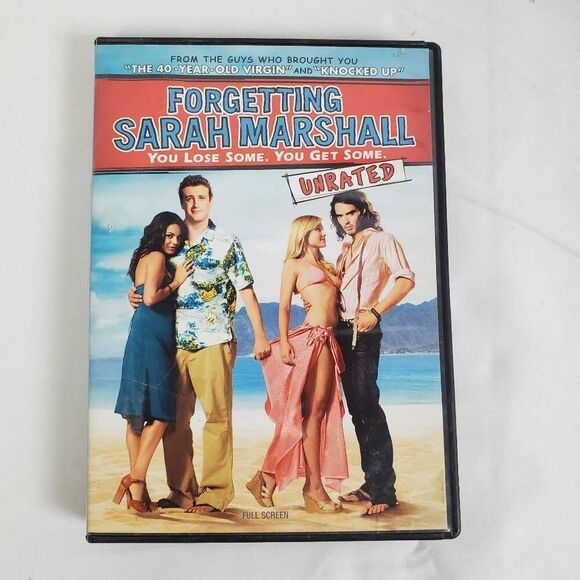 Forgetting Sarah Marshall DVD Unrated Full Screen Comedy Jason Segel - Picture 1 of 3